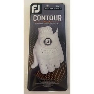 FootJoy Contour FLX #1 Glove Men's X-LG White Pearl Left Hand - HAND CRAFTED